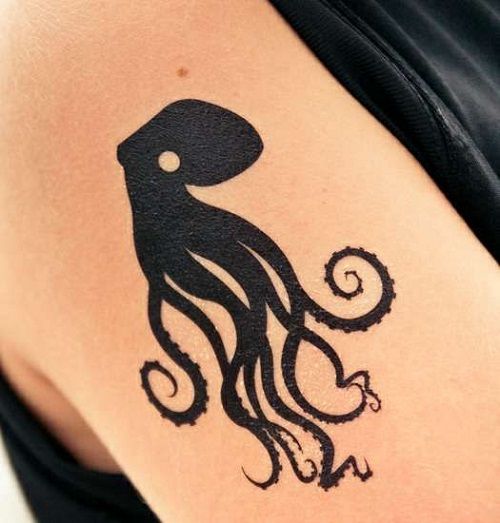 30 Octopus Tattoo Ideas As A Part of Pop-culture and Spirituality 30 Octopus Silhouette tattoo