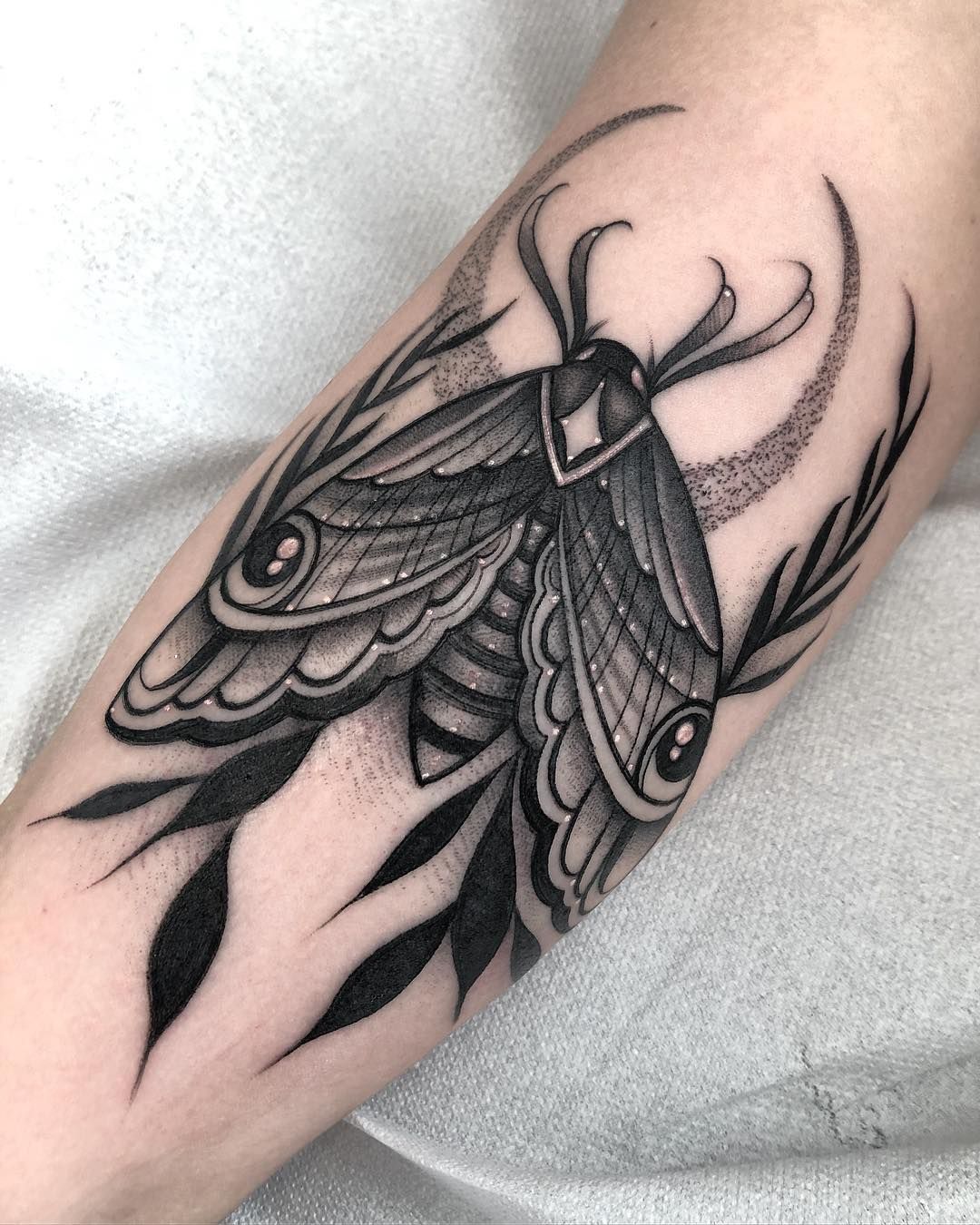30 Best Moth Tattoo Ideas for Finding Perfection in Being Imperfect 7 Ornamental Moth Tattoo