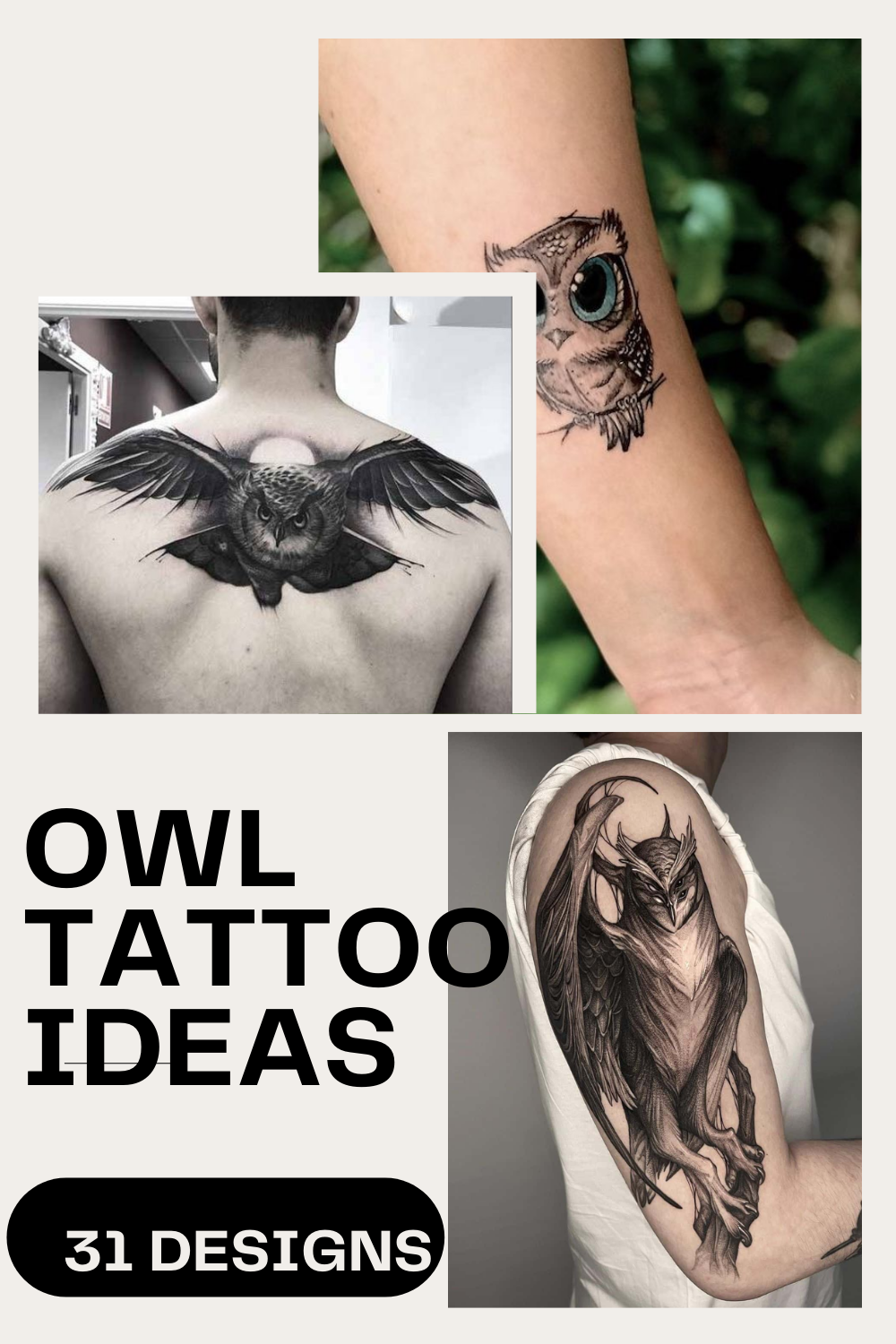 Wise and Whimsical: 30 Owl Tattoo Ideas and Symbolism Top Beauty Magazines