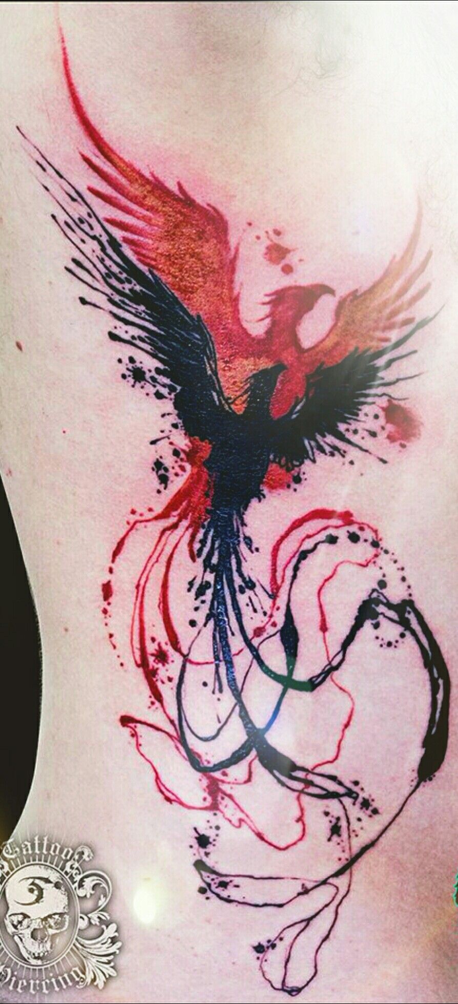 30 Mythical Phoenix Tattoos - Represent Immortality, Rebirth and resurrection of hope 25 red