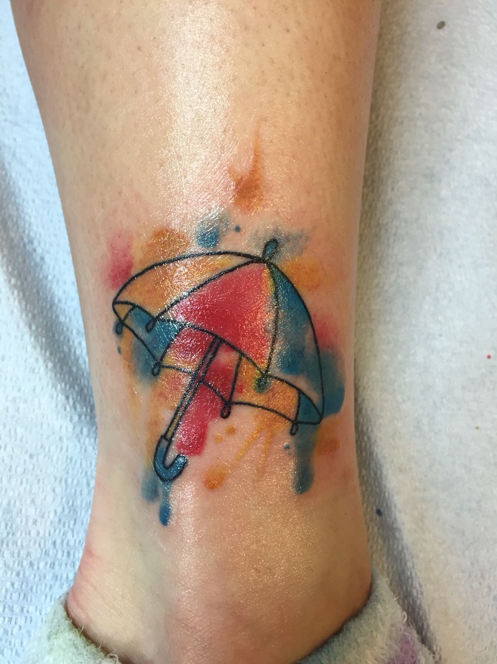 31 LGBTQ Pride Tattoos that Will Make Your Pride Month Even Better 6 Rainbow Umbrella