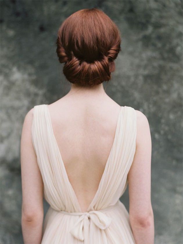 Retro-Inspired Rolled Updo