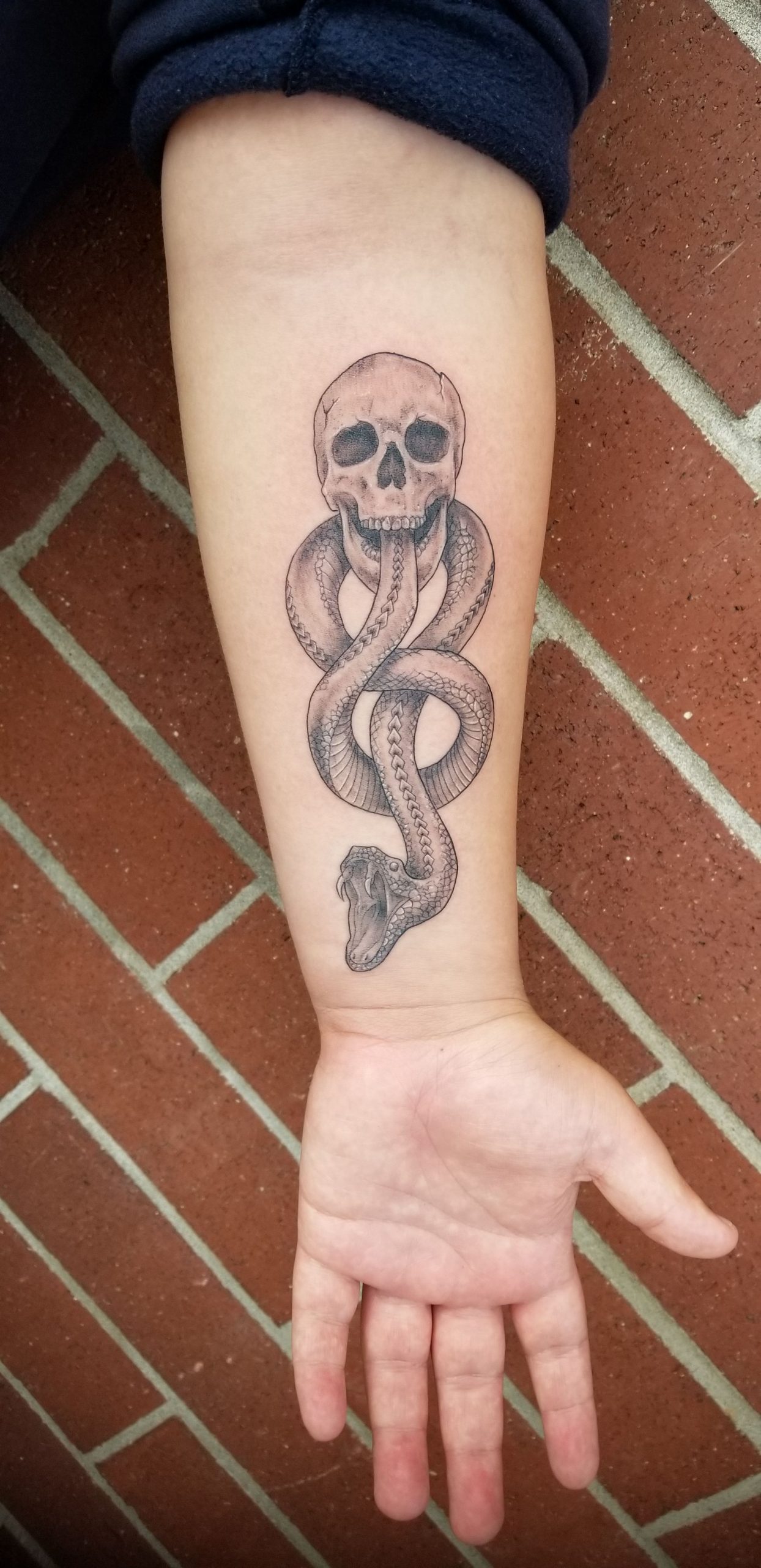 Tattoo of Harry Potter's Dark Mark