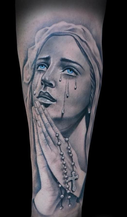 Weeping Statue Tattoo
