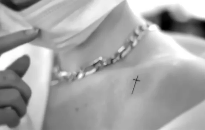 All the Tattoos That Selena Gomez Has - 16 Inspirations for Selenators 8 cross