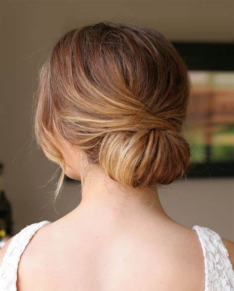 Timeless Elegance: 35 Korean Hairstyles for Women 17 Korean Low Chignon
