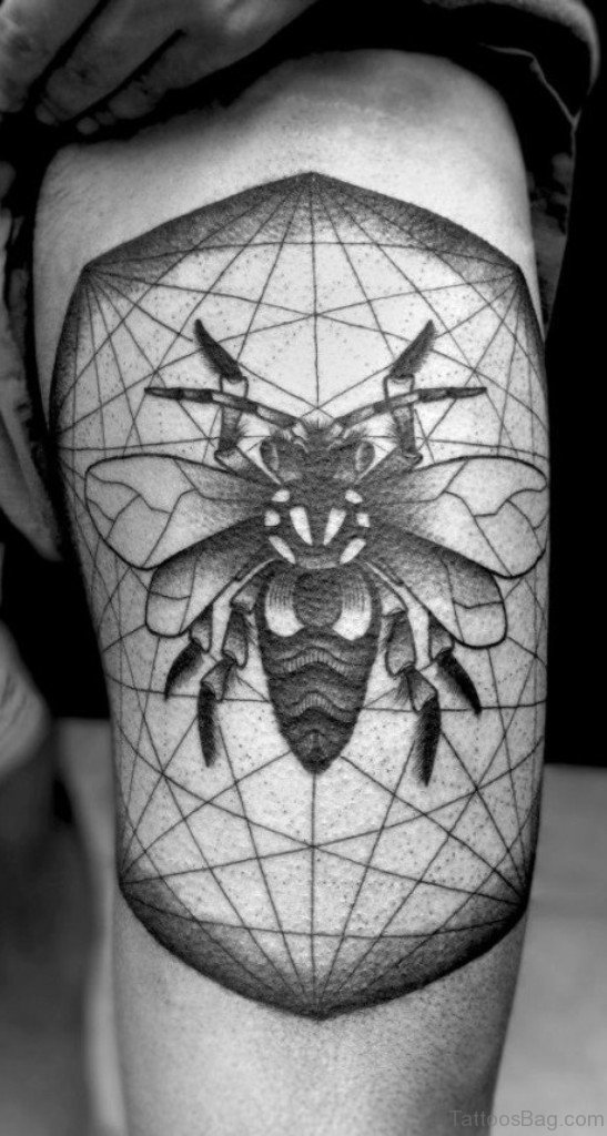 30 Bee Tattoo Ideas for Good Luck, and Prosperity 7 30 Bee Tattoo Ideas for Good Luck, and Prosperity Top Beauty Magazines