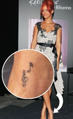 A Guide To All 26 Rihanna Tattoos - 2023 Edition With Cover ups and Updates Top Beauty Magazines