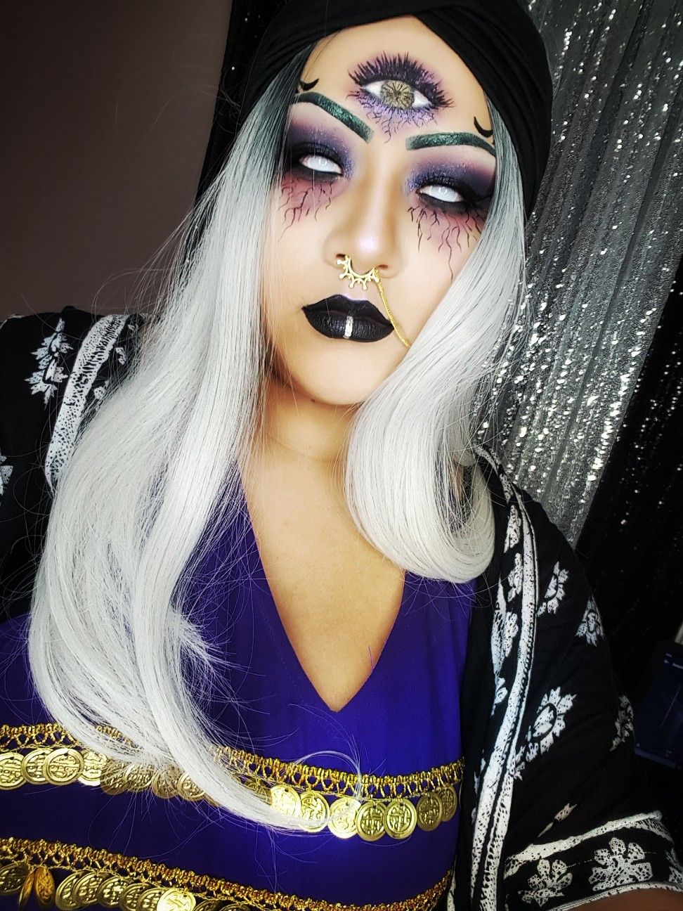 witch halloween makeup