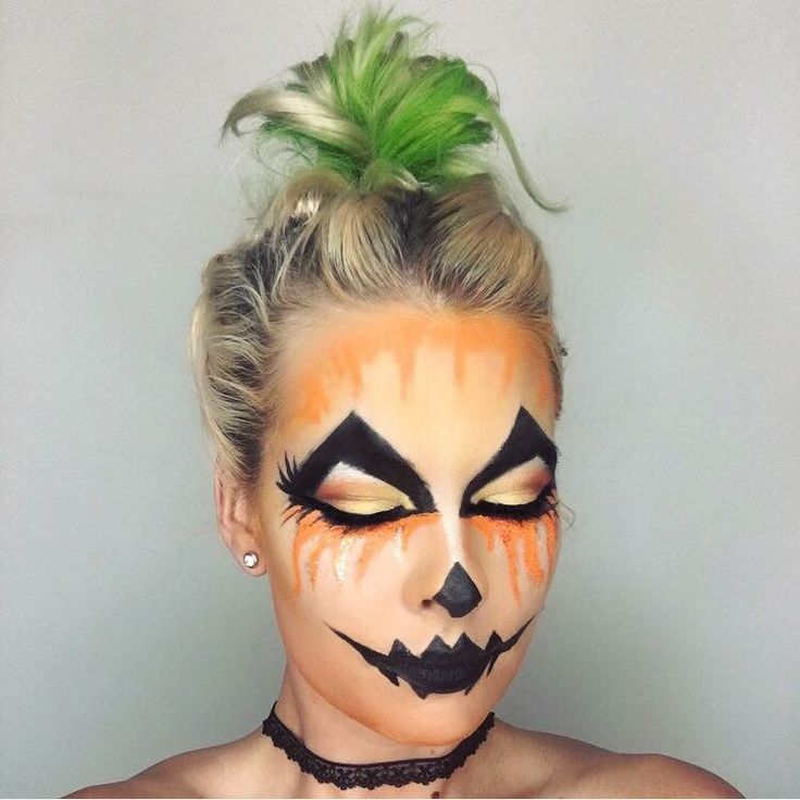 Pumpkin Halloween Makeup
