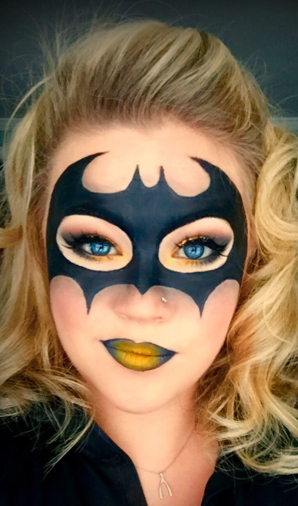 Slay the Night With 33 Last-Minute Halloween Makeup Looks 28 Batgirl Eye Halloween Makeup