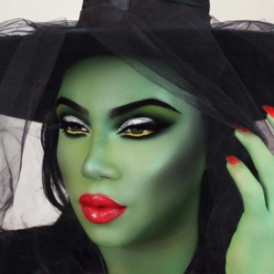 witch halloween makeup