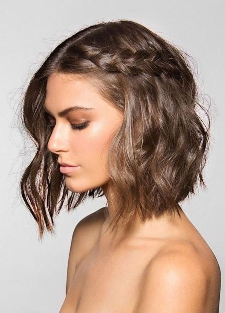 31 Beautifully Styled Lob Hairstyles for Your Next Look 17 Braided Lob