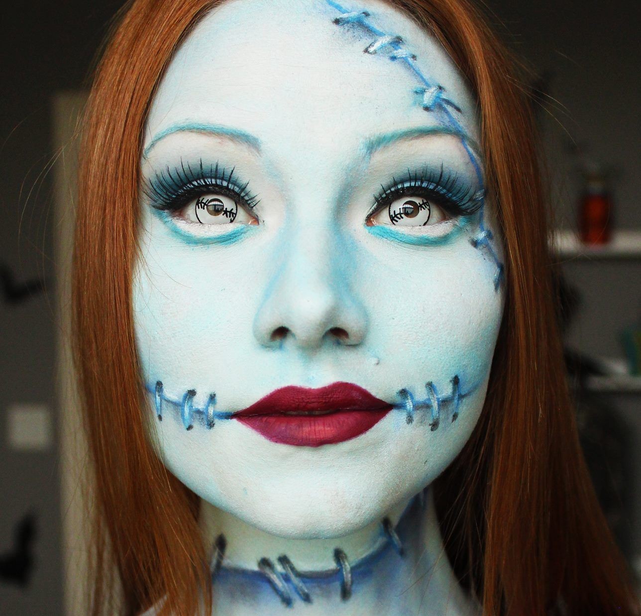 Terror Trends- 30 Creepy Makeup Ideas For Halloween 2023 10 Frankenstein Makeup