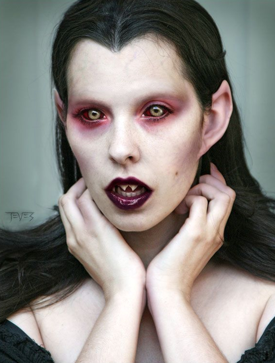 Vamp it Up: Vampire Makeup Ideas for Halloween 2023 19 Nosferatu vampire makeup for Halloween