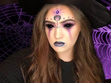 witch halloween makeup