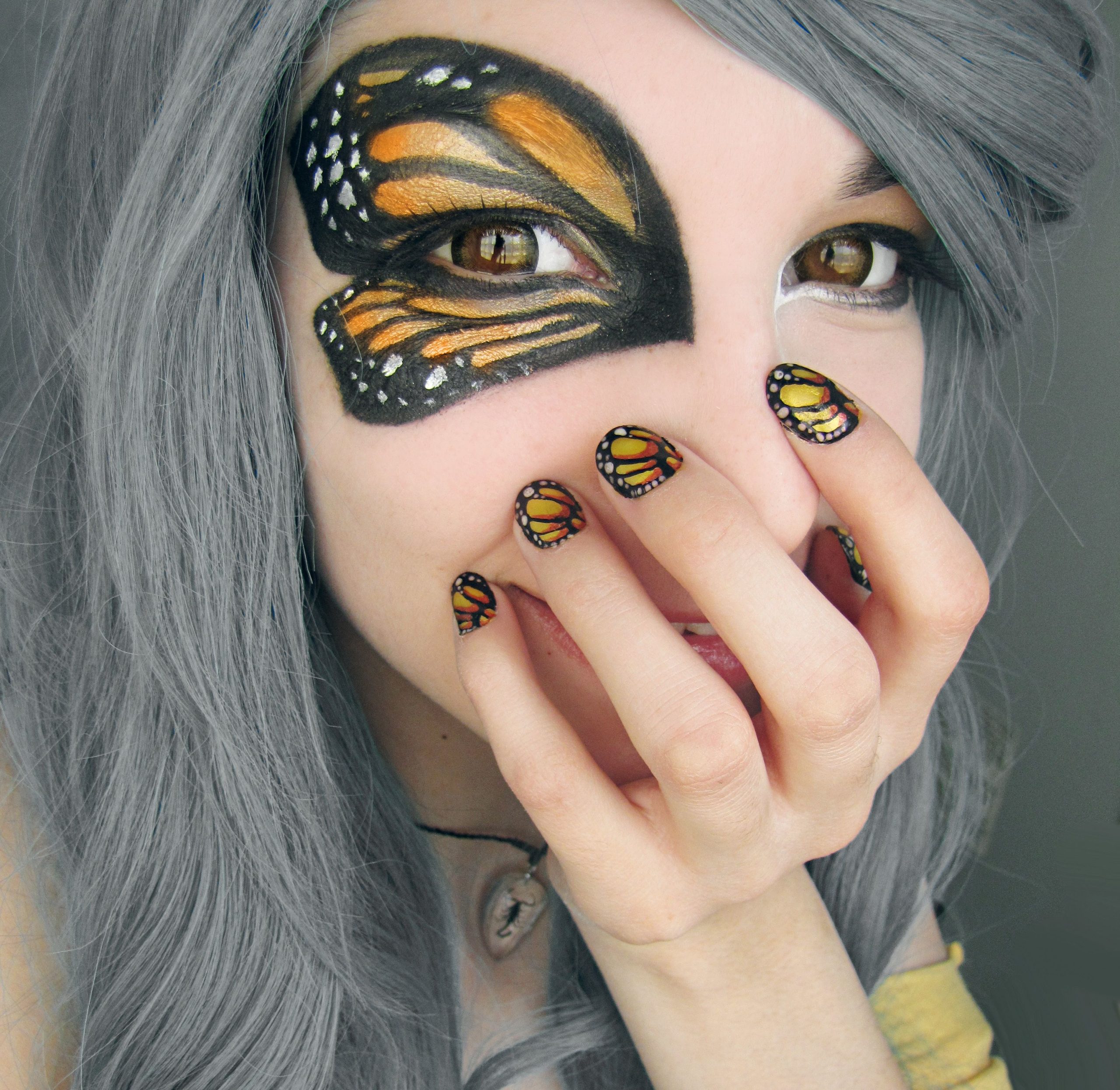 monarch butterfly look for Halloween