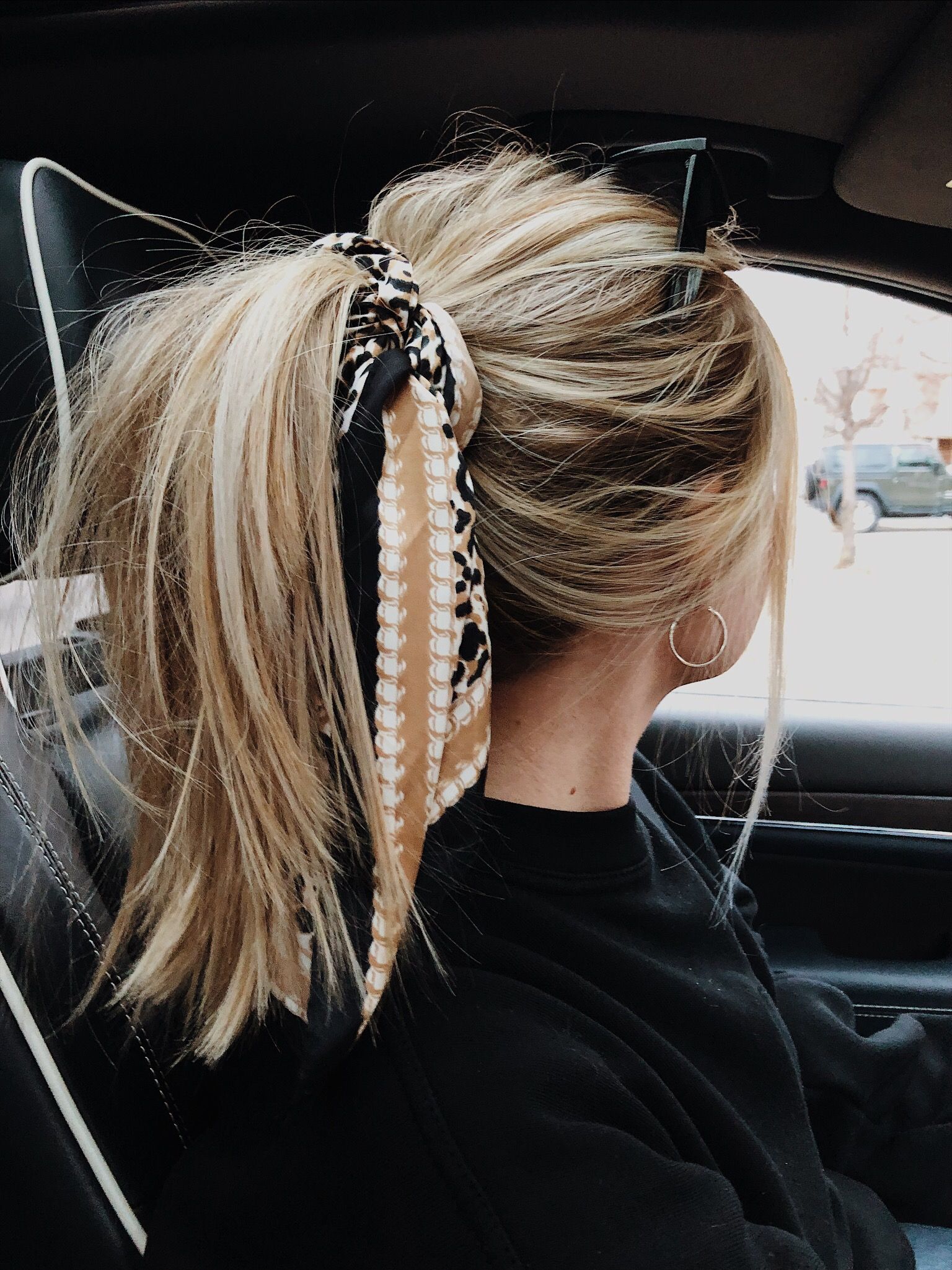 20 Stylish Bandana Hairstyles to Try Today 10 Bandana Ponytail