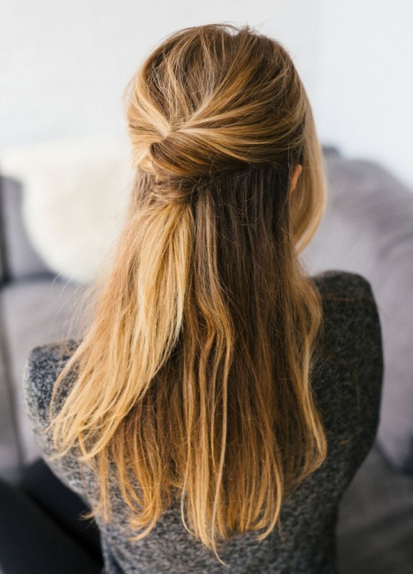 Quick and Cute: 25 Easy Hairstyles for School Girls 3 Half-Up Half-Down Hairstyle for school
