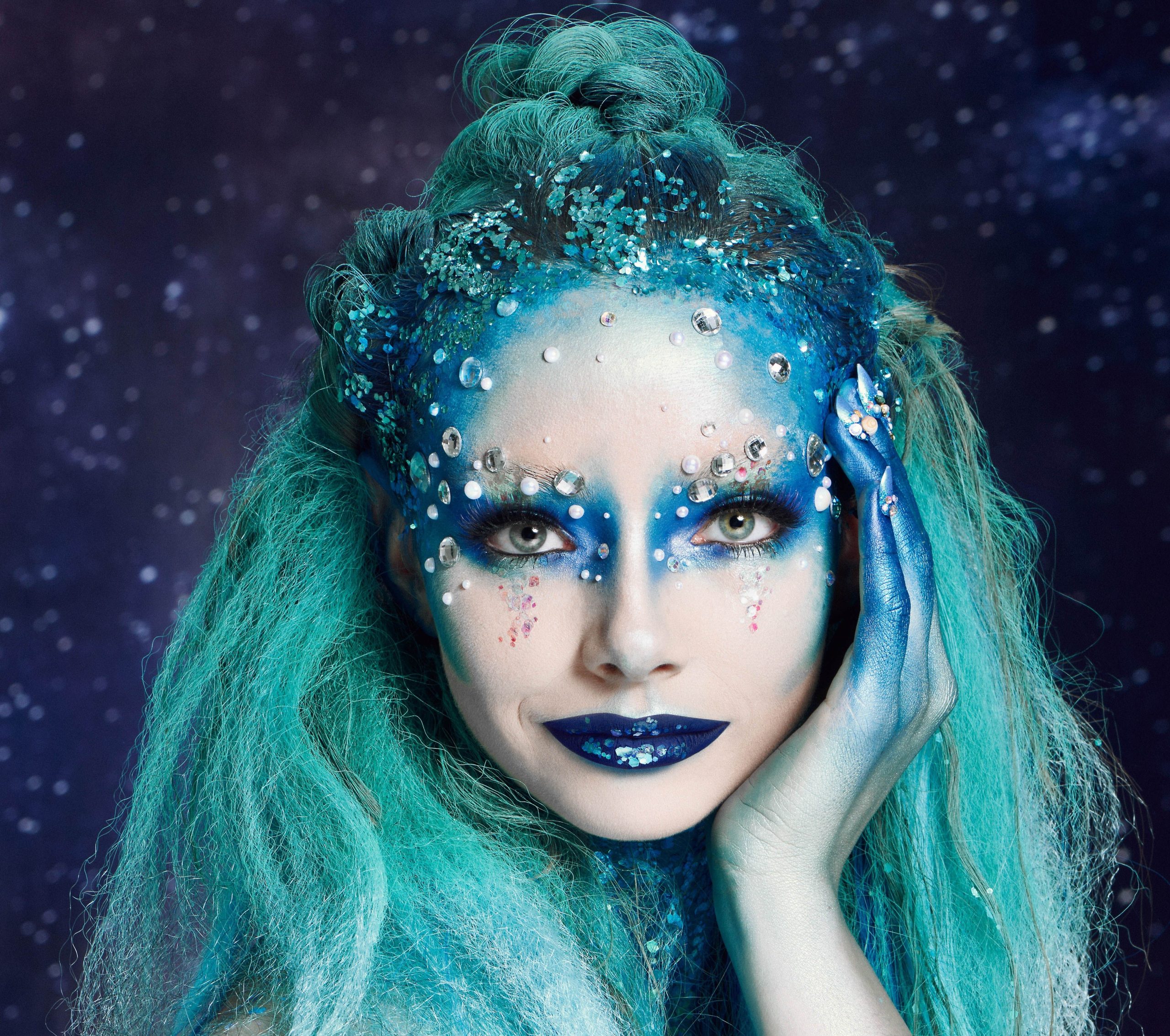 Creepy and Cute Mermaid Inspired Halloween Makeup Ideas for Beginners and Skilled -2023