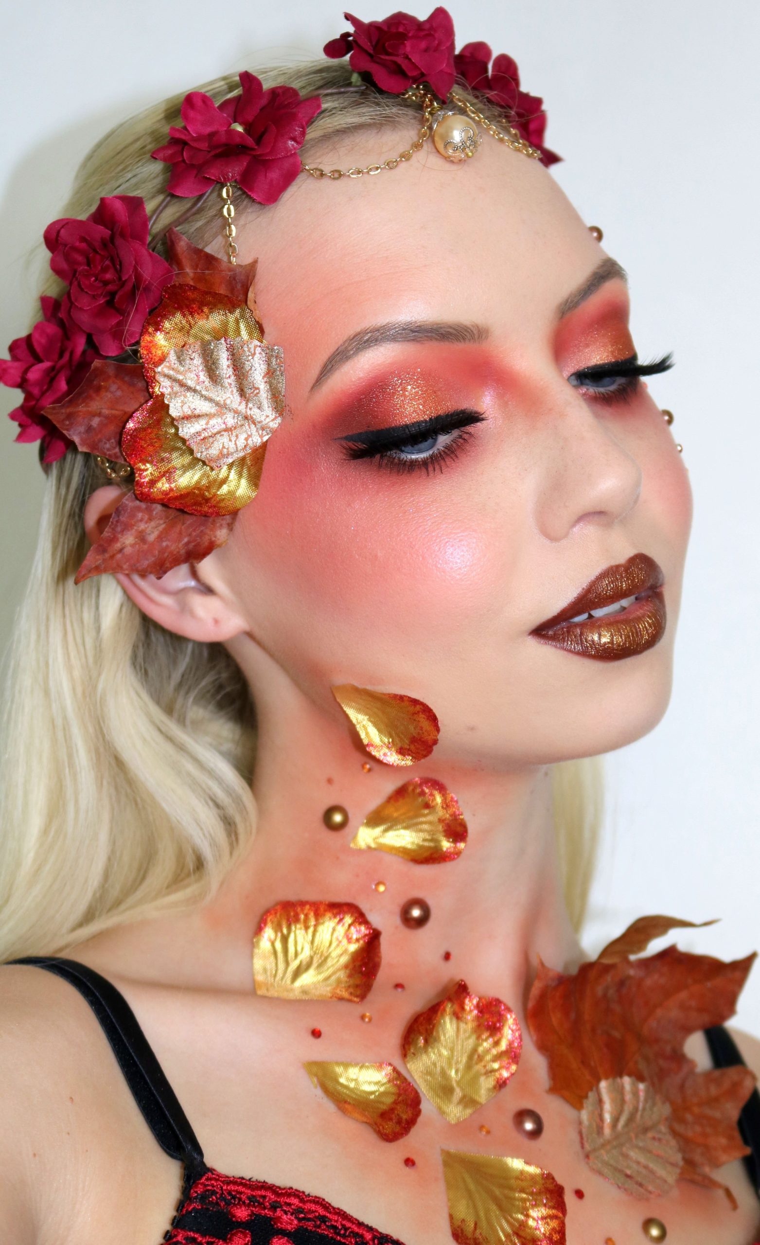 Ethereal Beauty: Fairy-Inspired Halloween Makeup Ideas For 2023 14 Red Fairy Makeup For Halloween
