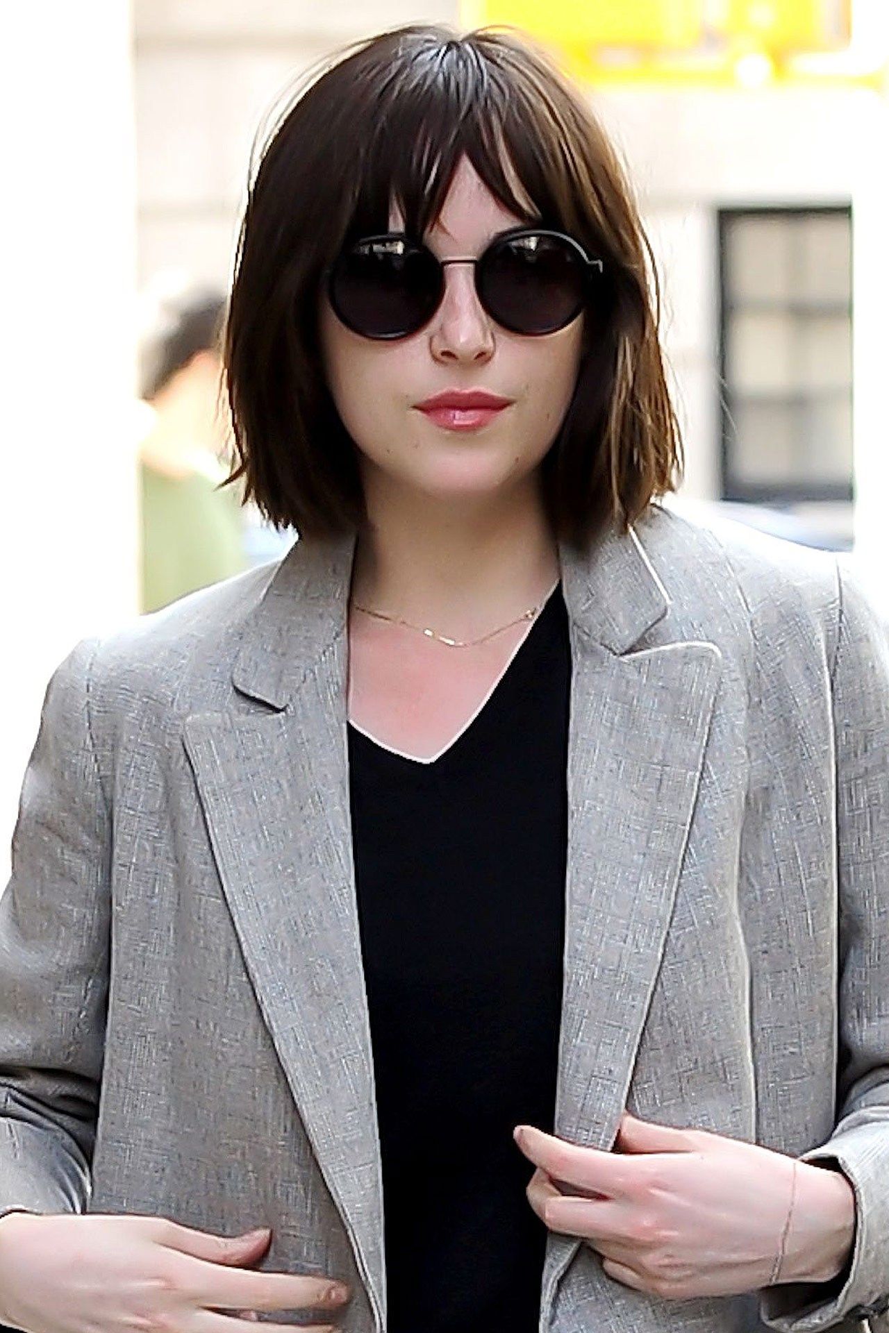 Get the Look: Dakota Johnson's Best Hairstyles 2 Sleek Bob