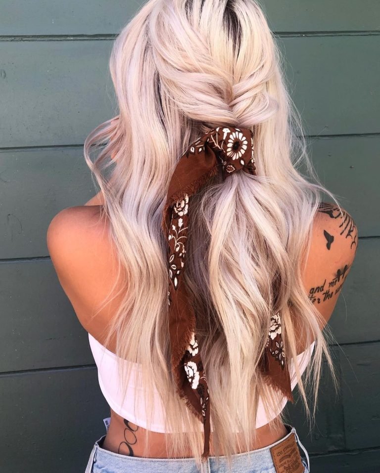 Asymmetrical Cowgirl Hairstyle