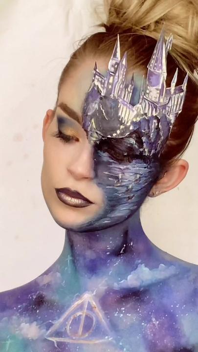 Magical Harry Potter Halloween Makeup Transformations 2023 5 Hogwarts makeup