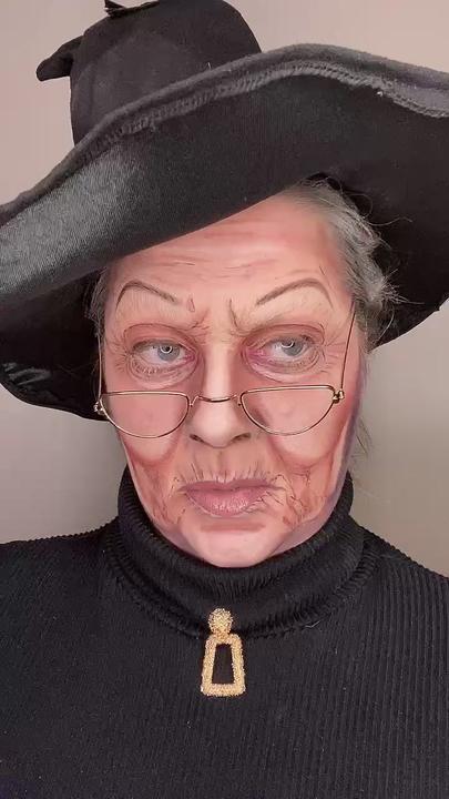 Magical Harry Potter Halloween Makeup Transformations 2023 10 McGonagall makeup