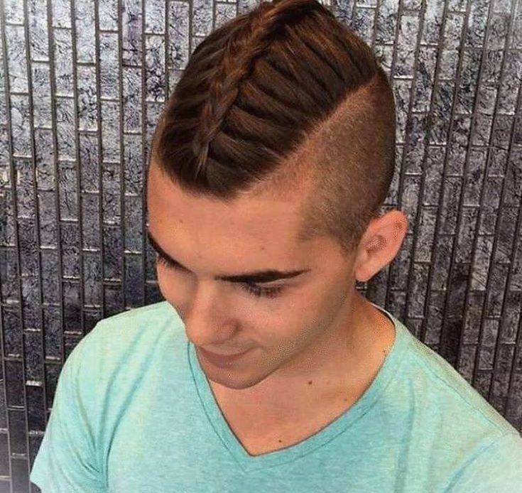 Beard and Braids: 20 Viking Hairstyles For Men 7 Braided Mohawk Viking Hairstyle For Men