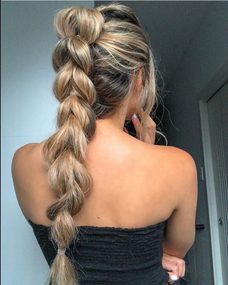Cute Braided Ponytail Hairstyle