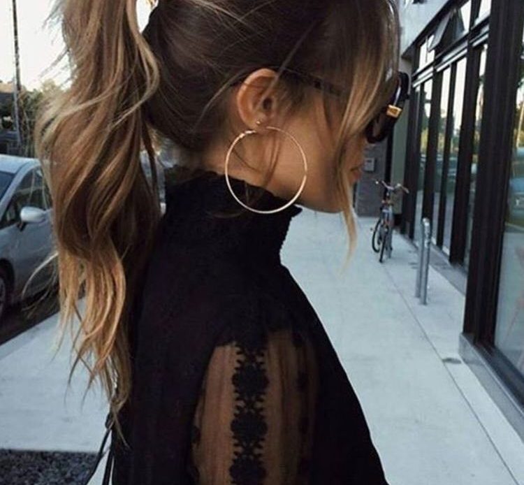 Cute High Ponytail Hairstyle
