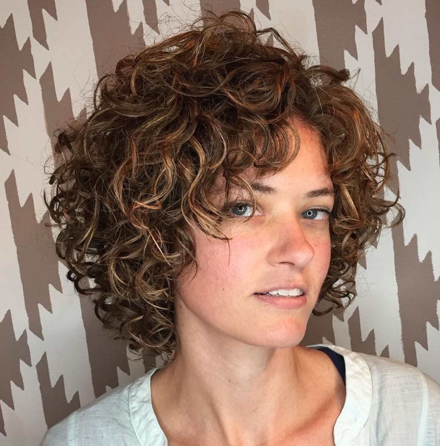 Short and Chic: 23 Permed Hair Ideas 22 Face-Framing Curls with Short Perm