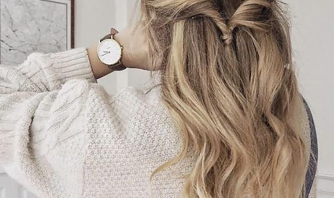 20 Half Up Half Down Hairstyles you'll love 8 Topsy Tail Half Up Half Down Hairstyle
