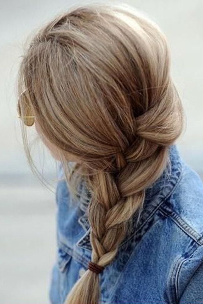 Classic Braid Hairstyle For Thanksgiving