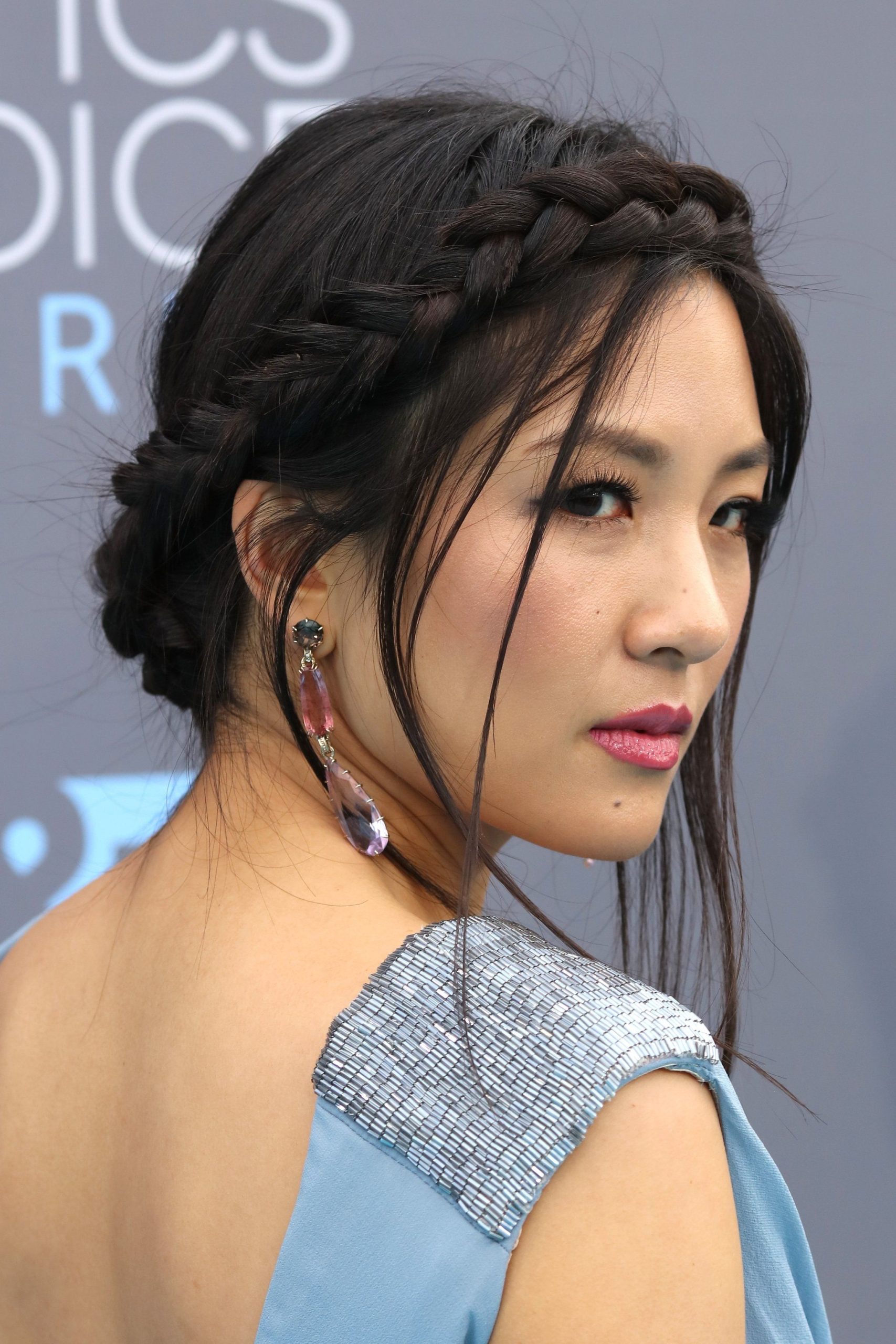 Crown Braid Hairstyle For Thanksgiving