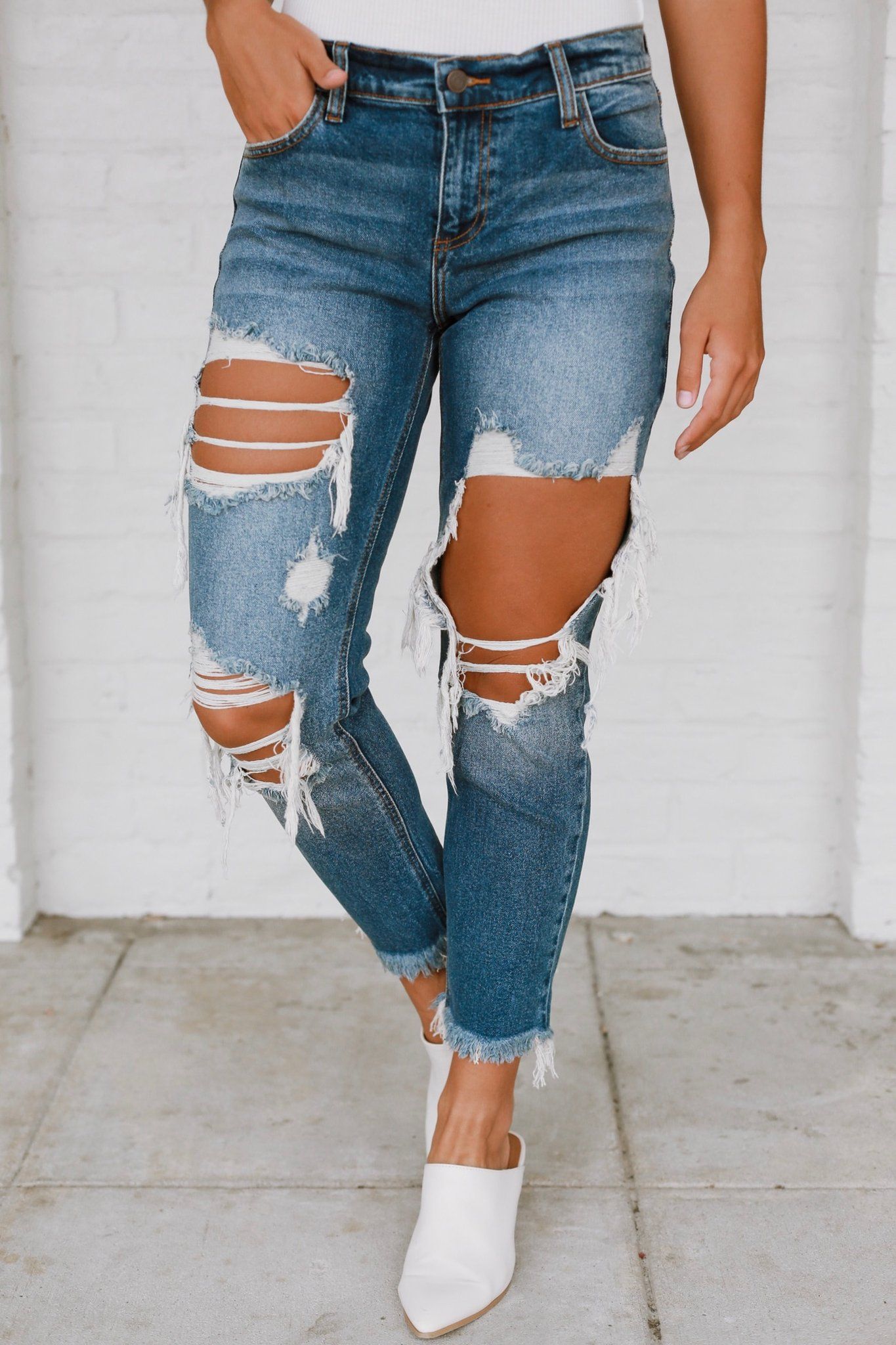Distressed Jeans For Women