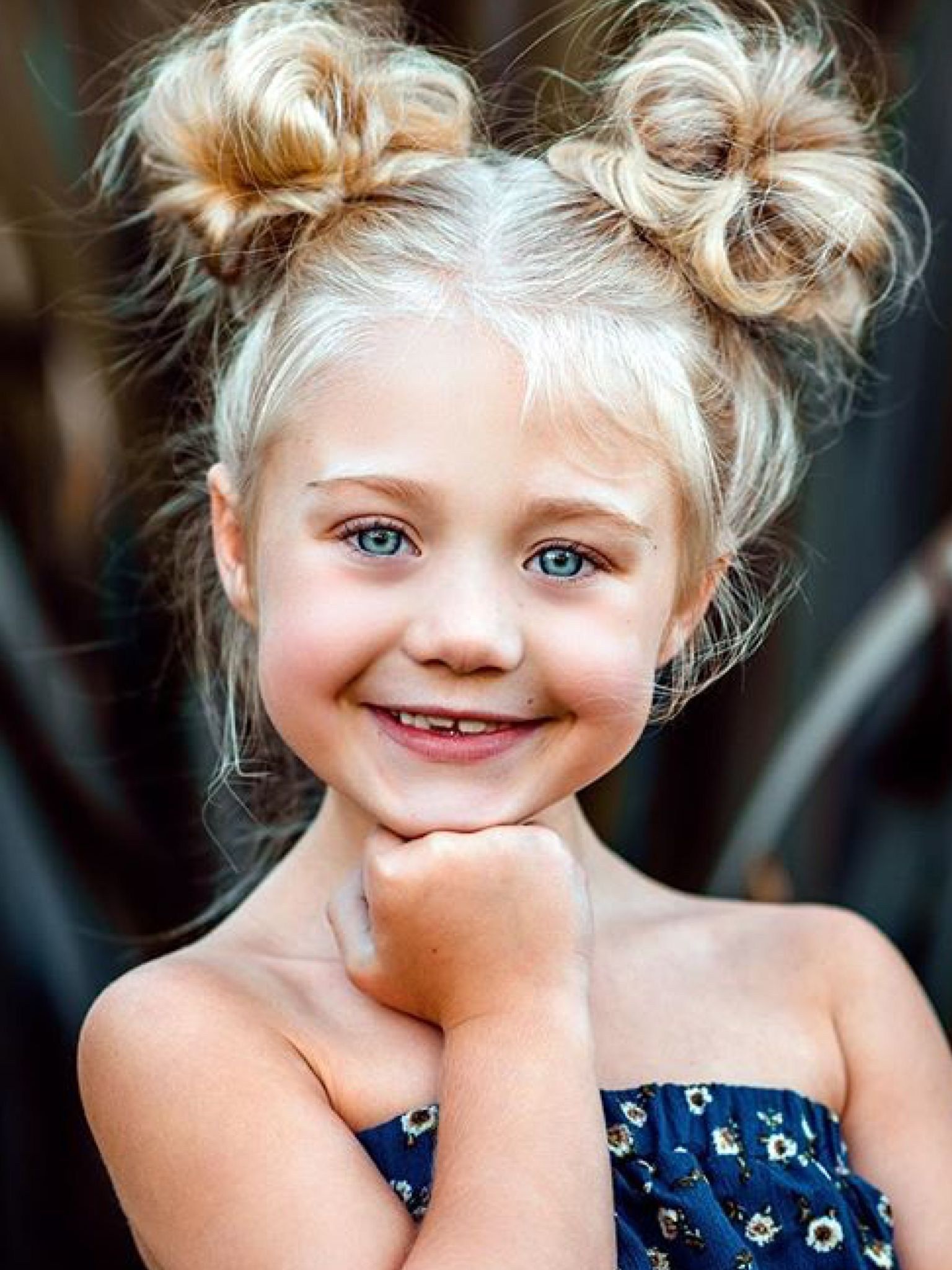 No Fuss Hairstyles For Kids - Even Mom Can Do These! 11 Messy double bun Hairstyle For Kids