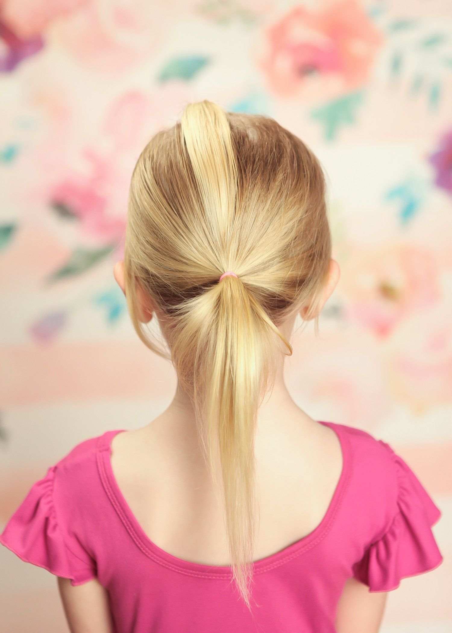 No Fuss Hairstyles For Kids - Even Mom Can Do These! 1 Ponytail Hairstyle For Kids