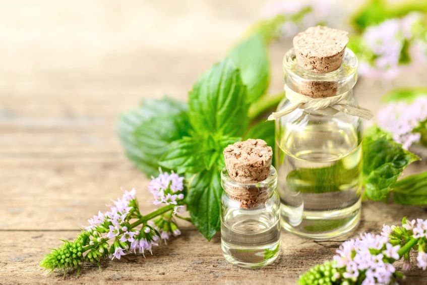 Peppermint oil for stimulating hair growth