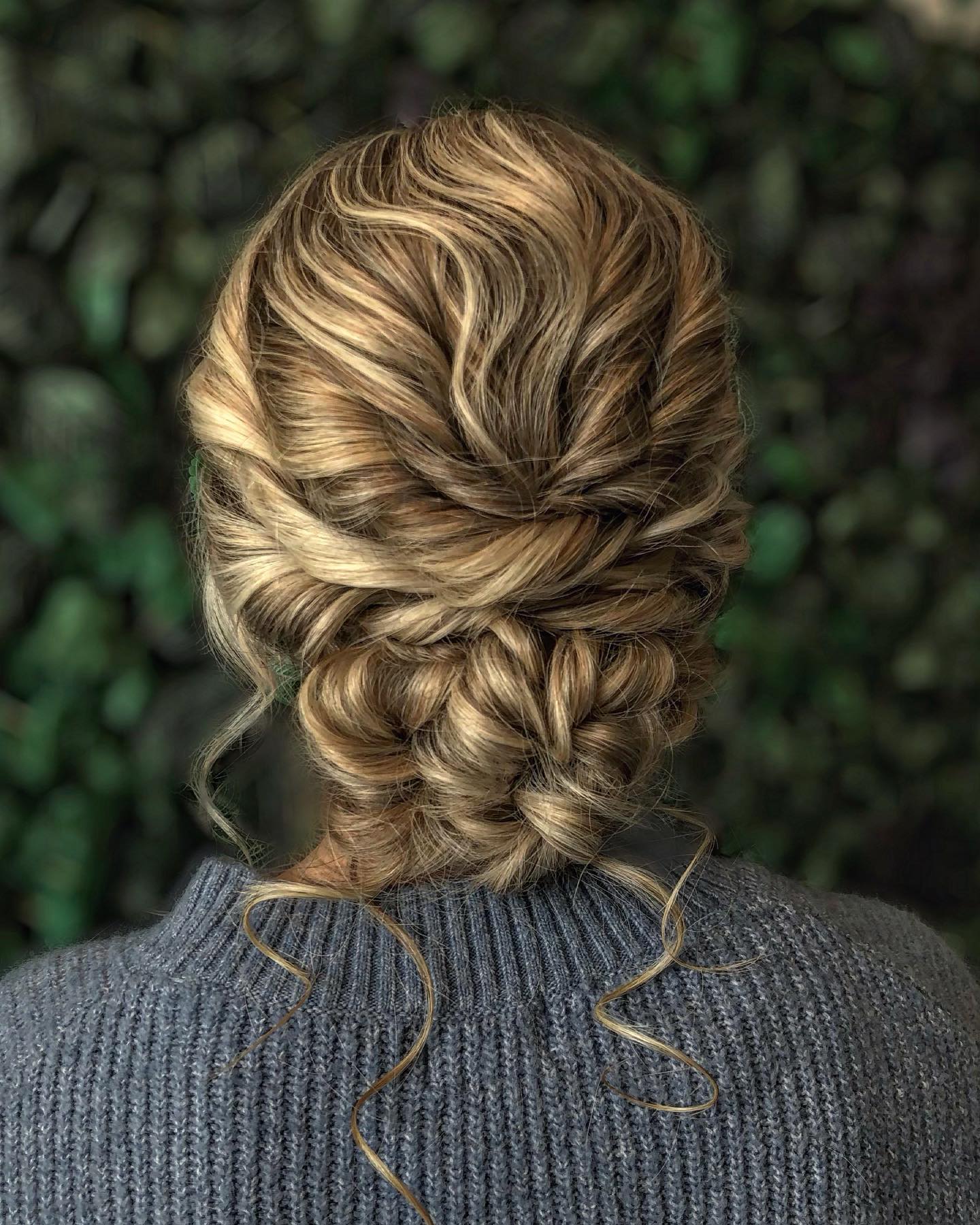 Twisted Low Updo 