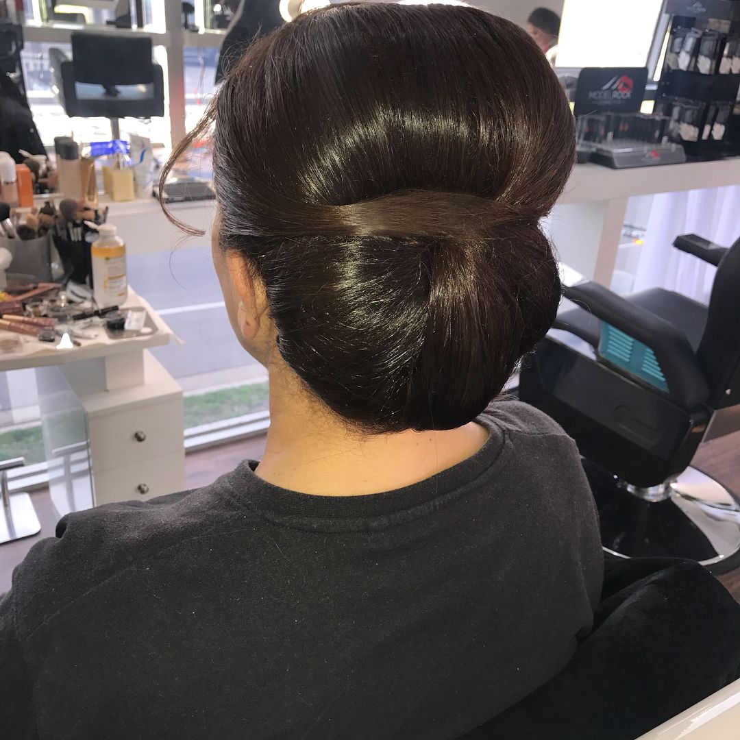 French Twist with a Bouffant