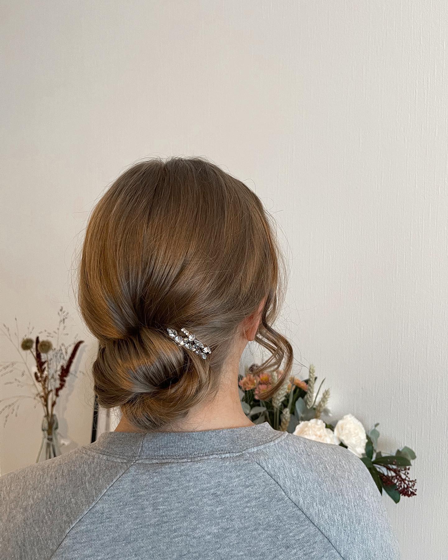 Loose Strands with a Barrette 