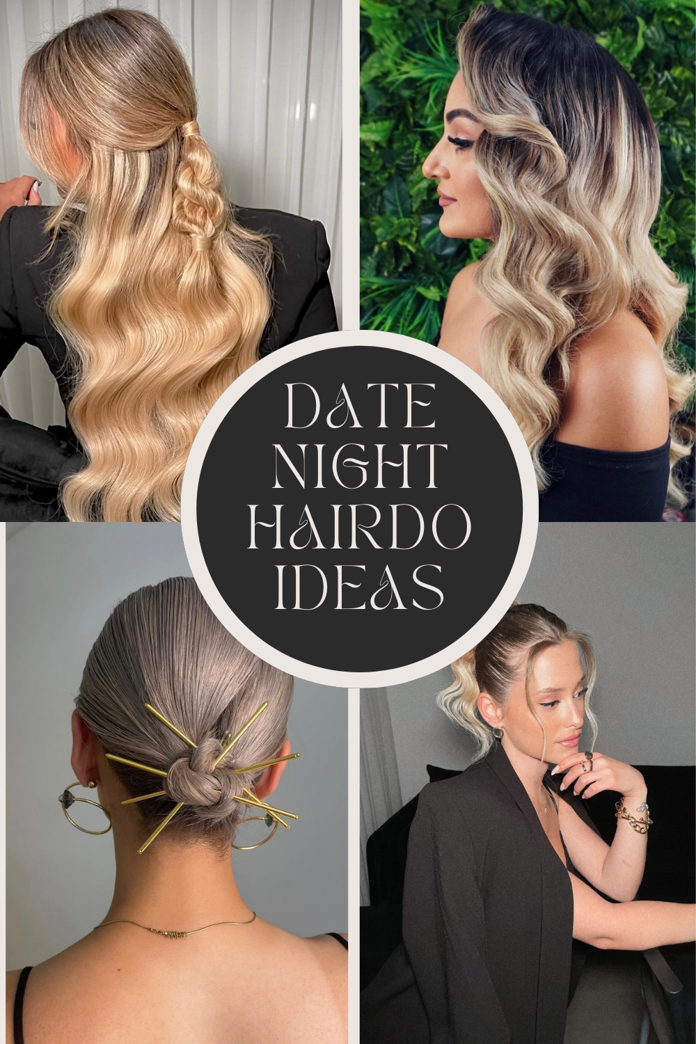 31 Date Night Hairstyles for a Touch of Glam : Dazzle in the Dark Top Beauty Magazines