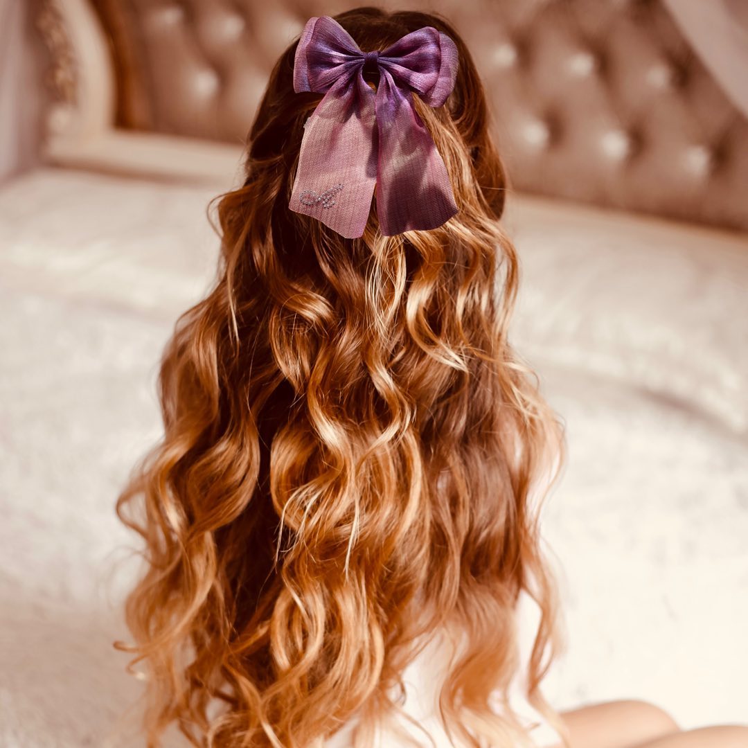 Half Up Baby Bow Hairstyle 