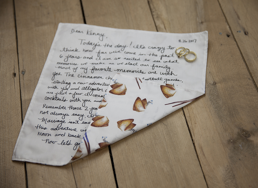 Handwritten Love Letter with a Keepsake